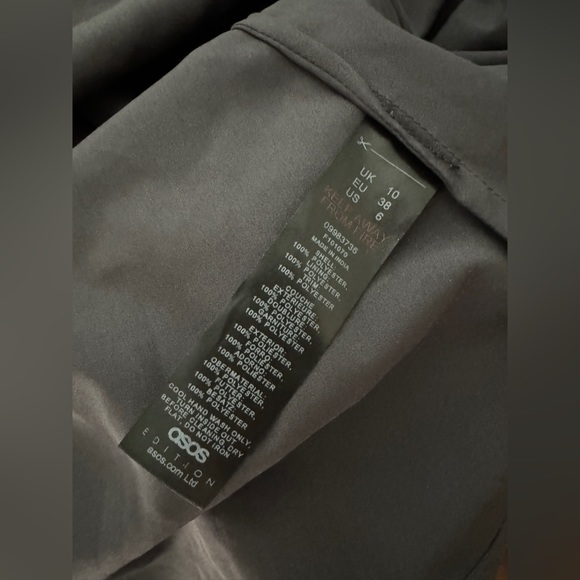 ASOS Edition Feather/Beads/Sequined Cocktail Dress in Gray US6 UK10 - Picture 4 of 9